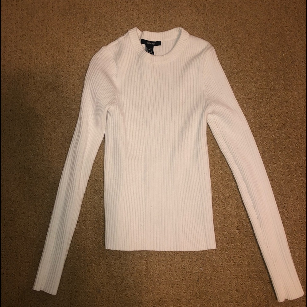 FOREVER 21 Black And White Sweaters